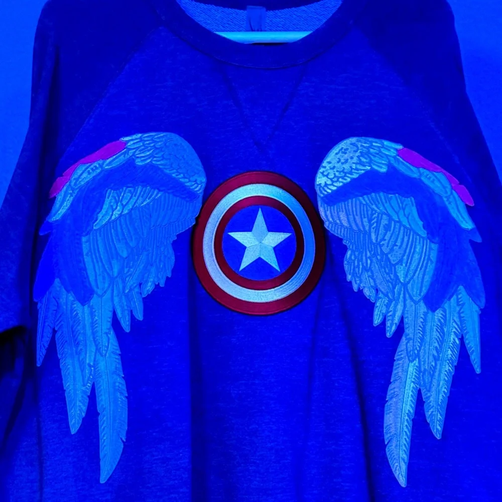 Captain America (Sam Wilson) Terry Crew Sweater